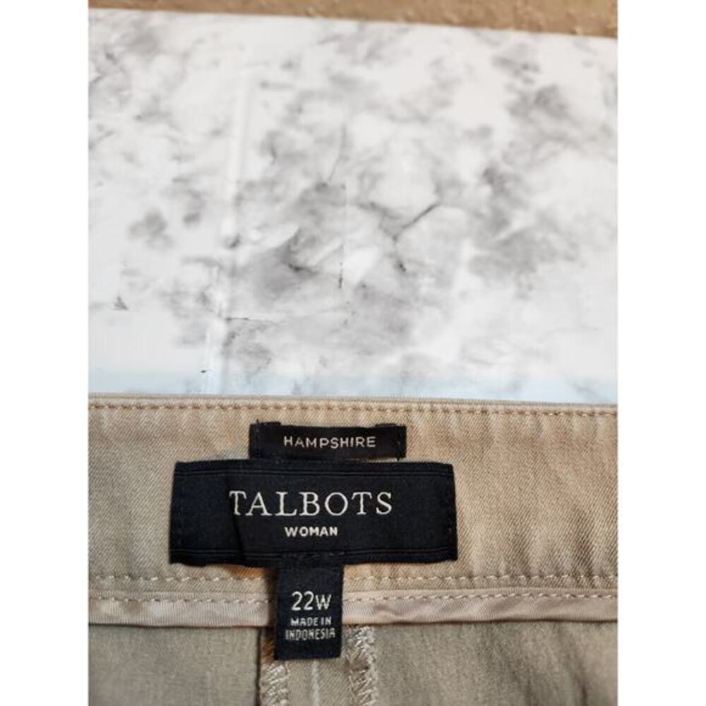Talbots Women's Beige Solid Stretch Hampshire Hig… - image 3